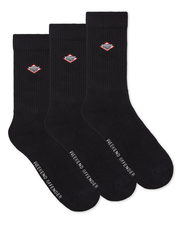 Brooklyn Sports Socks Black