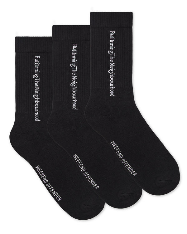 Neighbourhood Sports Socks Black