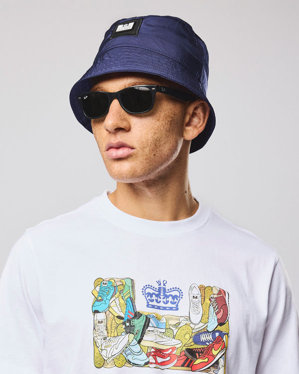 Long Beach Blvd Bucket Hat Dunkelsaphir