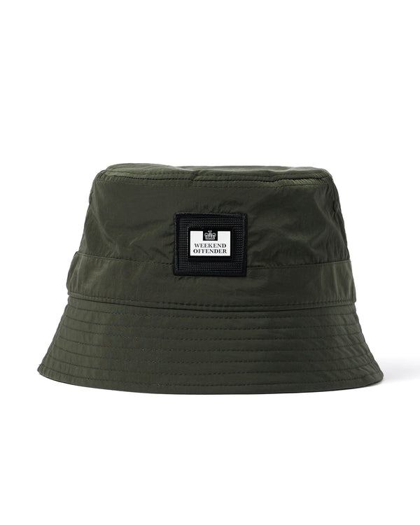 Long Beach Blvd Bucket Hat Black Forest Green