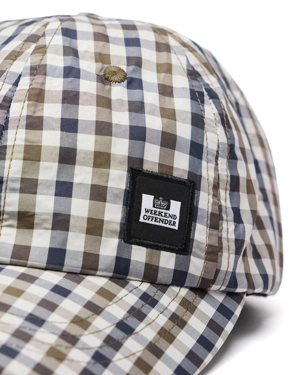 Clay Baseball Cap Mid House Check