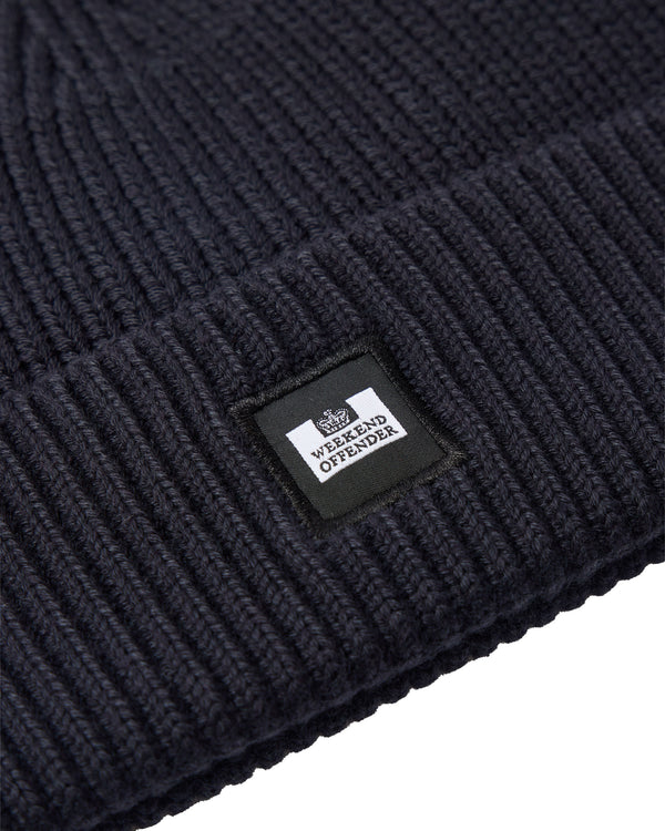 Kettama Rib Knit Beanie Navy
