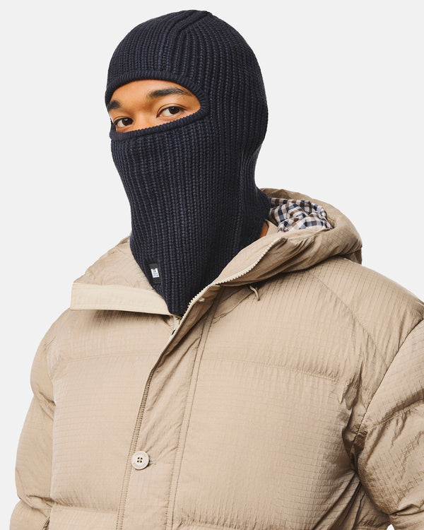 Oden Rib Knit Balaclava Navy