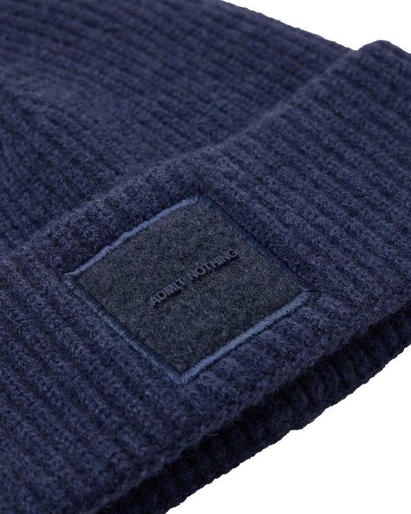 Palmyra Rib Beanie Navy