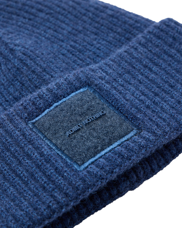 Palmyra Rib Beanie Peruvian Blue