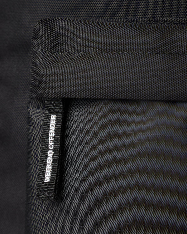 Zaino grande nero Ripstop