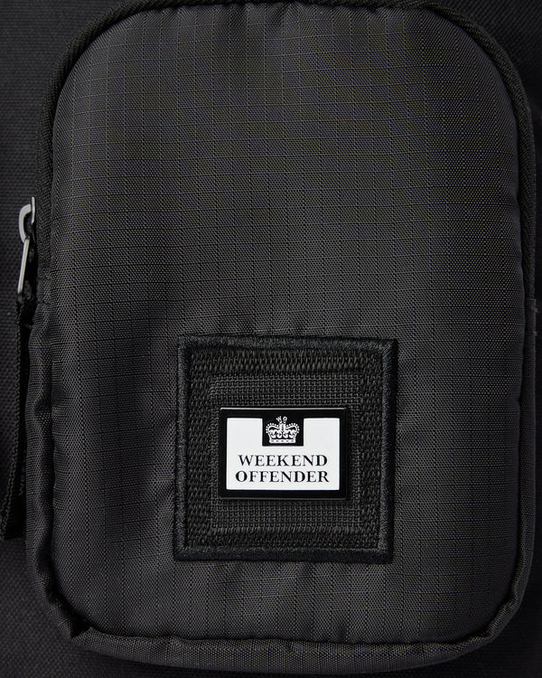 Zaino classico nero Ripstop
