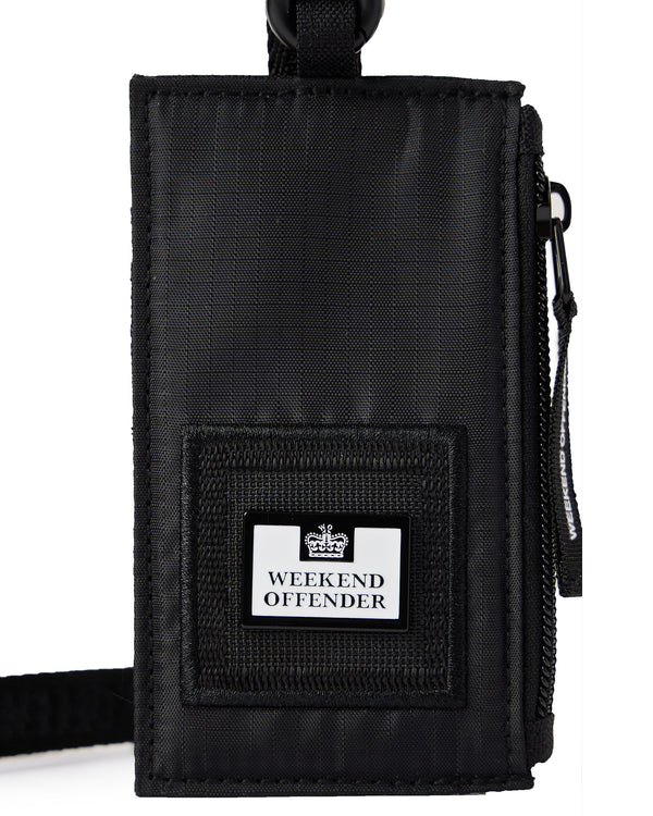 Borsa con cordino Ripstop nero