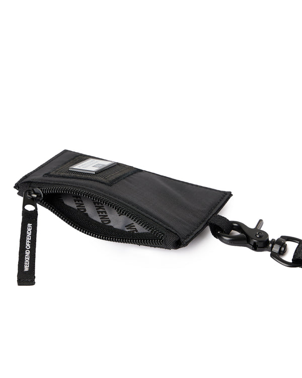 Borsa con cordino Ripstop nero