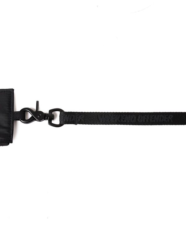 Borsa con cordino Ripstop nero