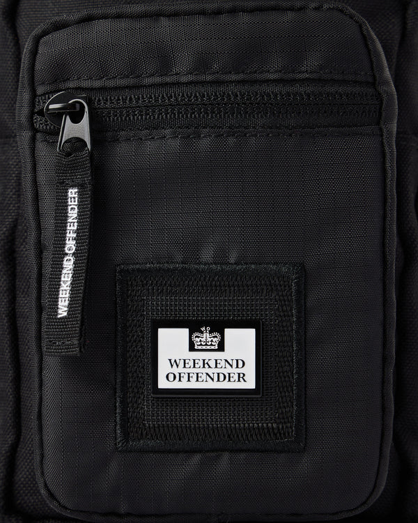 Small Crossbody Bag Black Ripstop