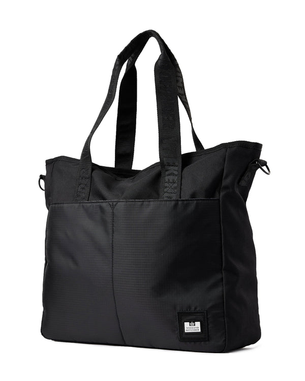 Tote Bag Black Ripstop