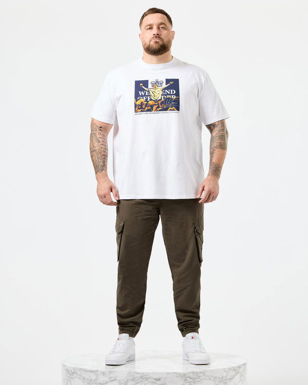 Plus Size - Maglietta grafica Leo Gregory bianca