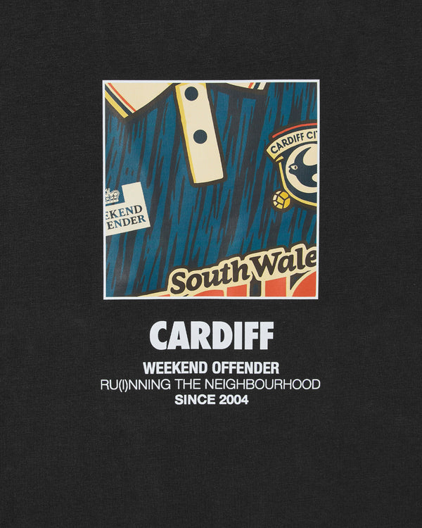 Maglietta City Series 8 Cardiff nera/blu
