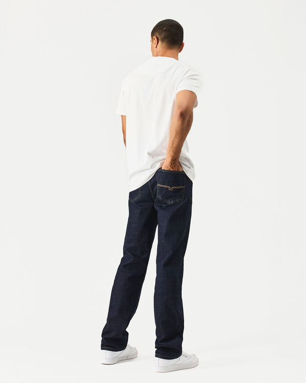 Loose Fit Jeans aus Denim in dunkler Spülung