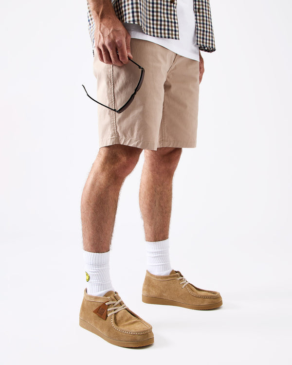 WO x Veras Leon Moccasin Boot Mushroom