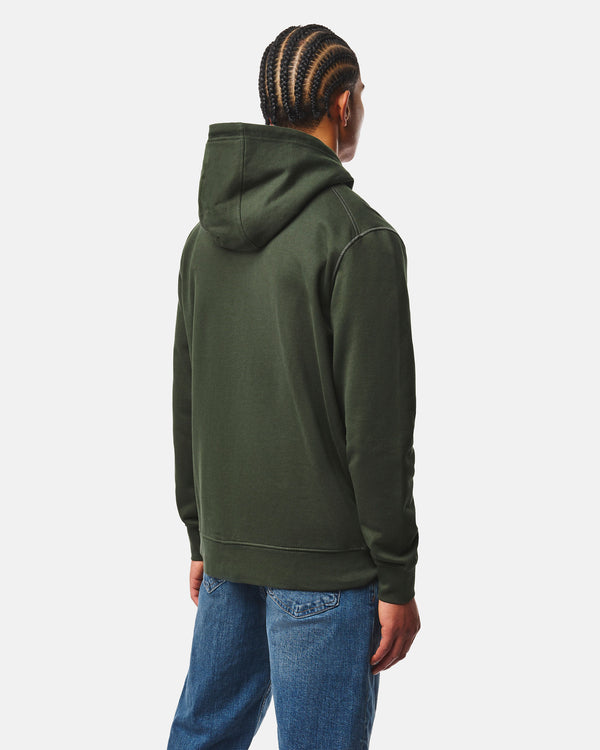 Felpa con cappuccio Winton verde foresta