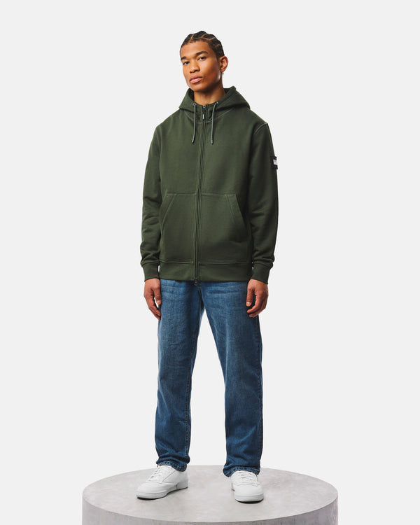 Felpa con cappuccio Winton verde foresta
