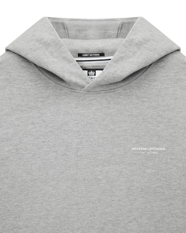 Pares Hoodie Grey Marl/Ghost