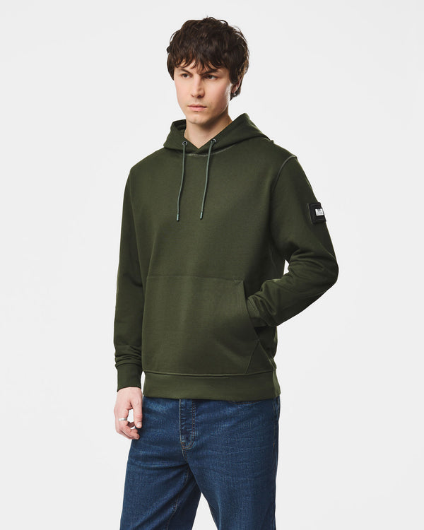 Oulton Hoodie Black Forest Green