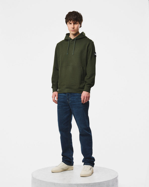 Oulton Hoodie Black Forest Green