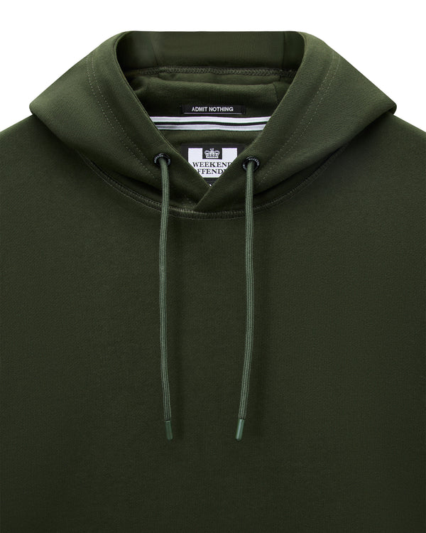 Oulton Hoodie Black Forest Green