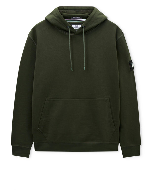 Oulton Hoodie Black Forest Green