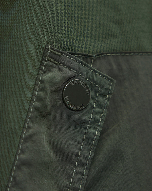 Daponte Hoodie Black Forest Green