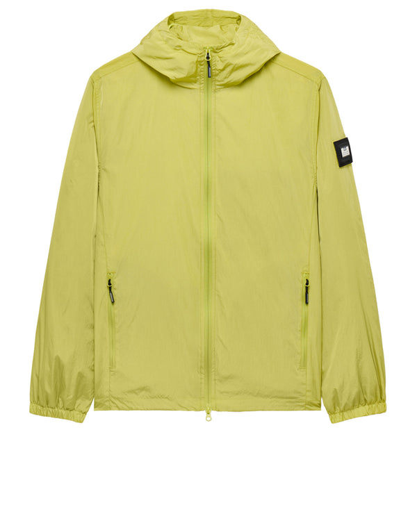 Taglie forti - Giacca foderata in rete tecnica verde peridoto