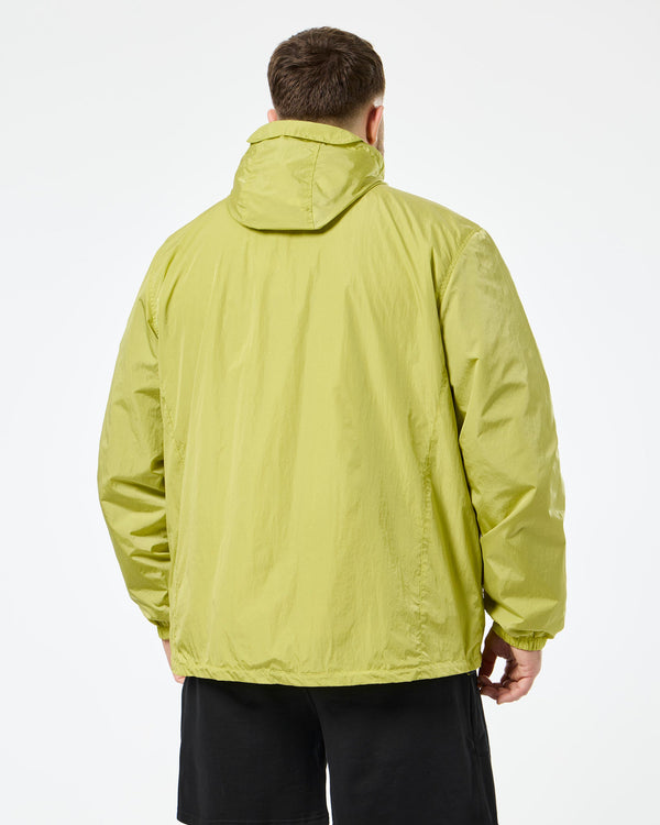 Taglie forti - Giacca foderata in rete tecnica verde peridoto