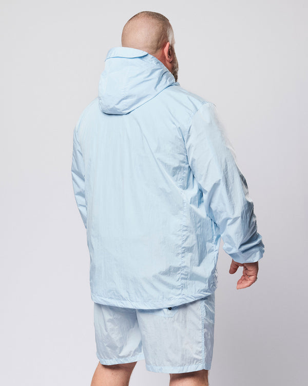 Plus Size - Technician Mesh Lined Jacket Sky Blue
