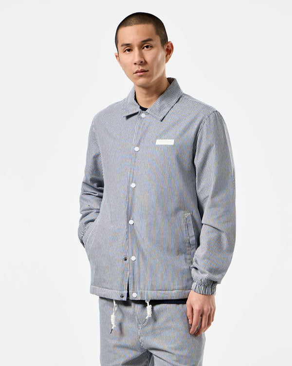 Sant Antoni – Coach-Jacke mit Streifenmuster