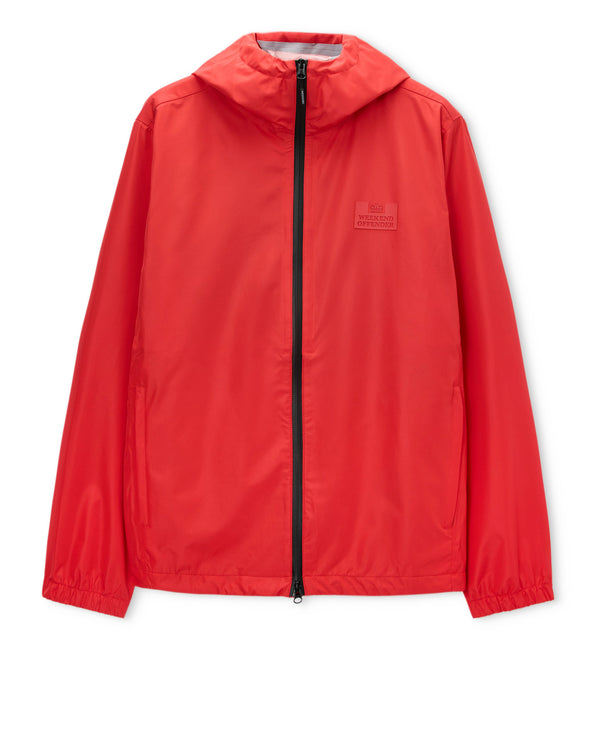 Football + Festivals Waterproof Pack Away Jacket Watermelon