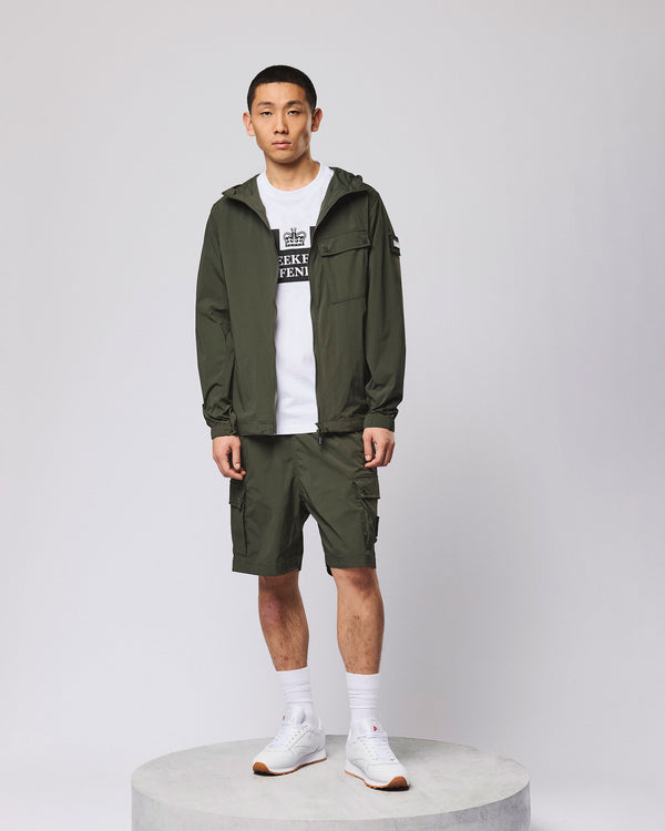 Temara Technische Windjacke Schwarzwaldgrün