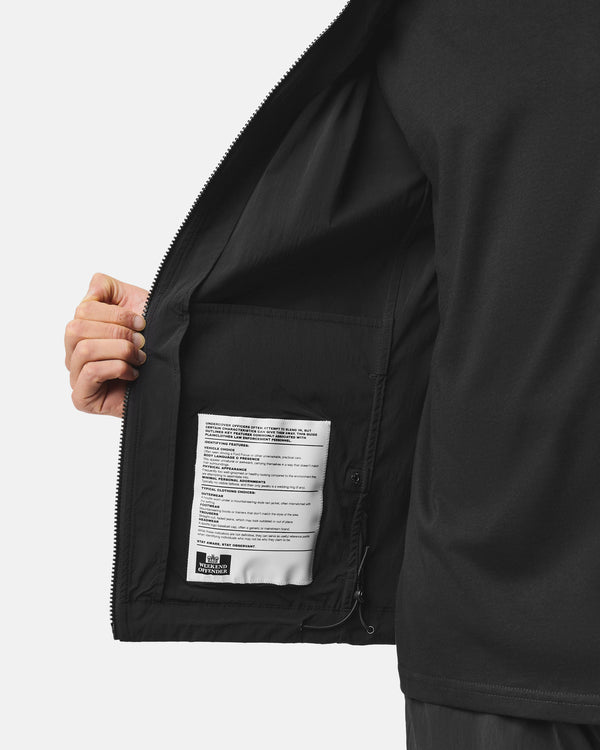 Temara Technical Windbreaker Jacket Black