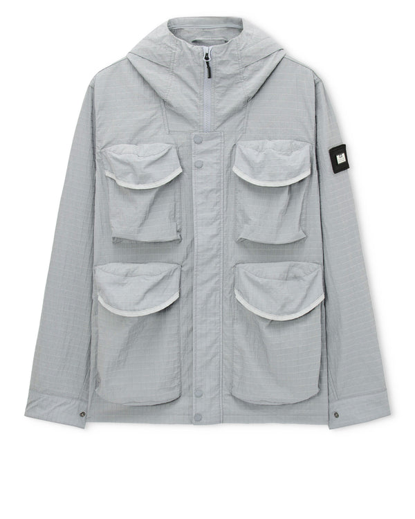 Taglie forti - Giacca da campo Cotoca Ripstop grigio fumo