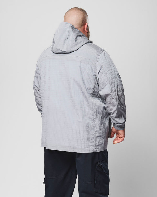 Taglie forti - Giacca da campo Cotoca Ripstop grigio fumo