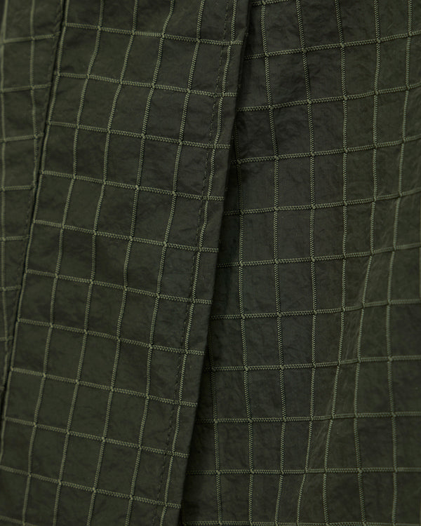 Algiers Longline Mac Nero Verde Foresta