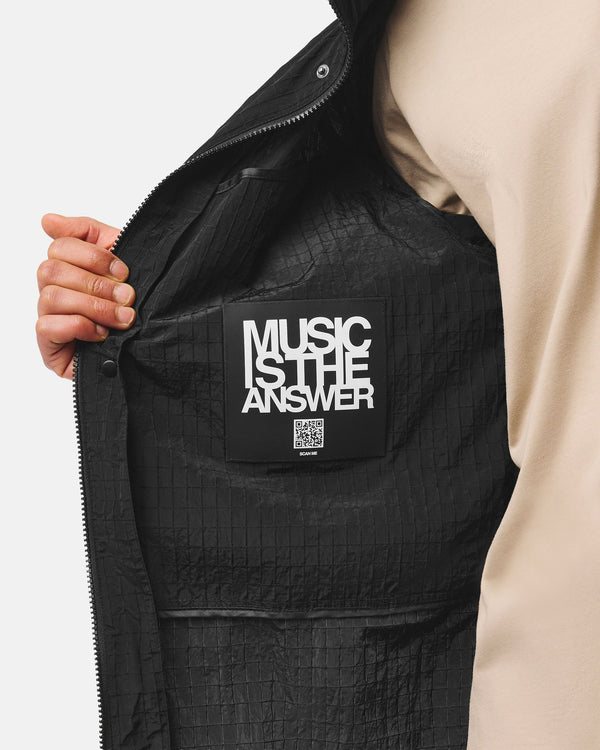 Algiers Longline Mac Black