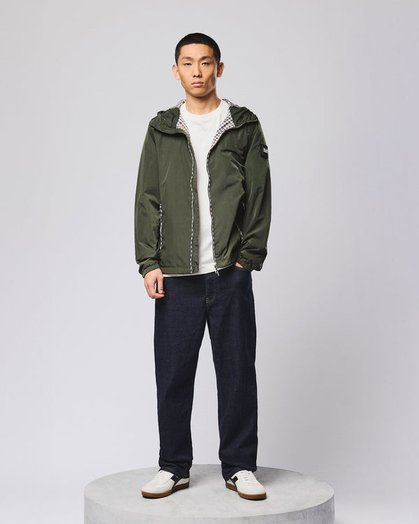 Campania Windbreaker Jacket Black Forest Green
