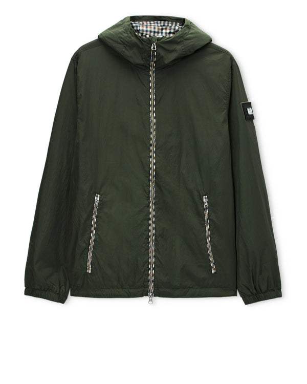 Campania Windbreaker Jacket Black Forest Green