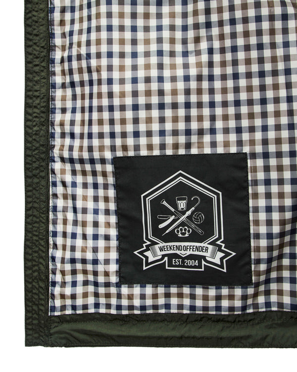 Campania Windbreaker Jacket Black Forest Green