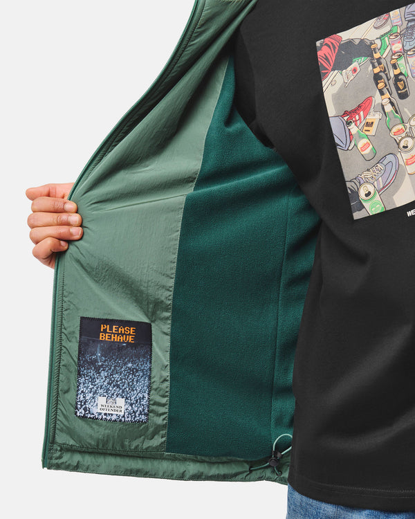 Technician Fleece Lined Jacket Thyme Green