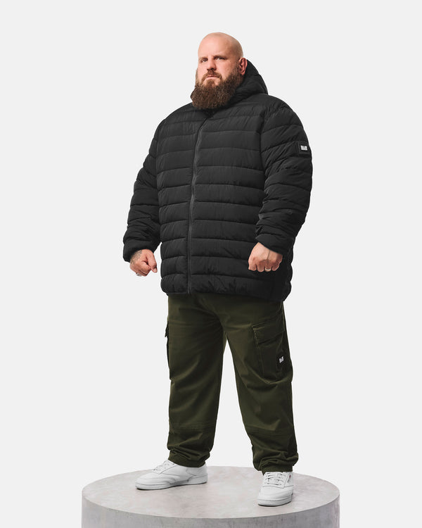 Plus Size - La Guardia Puffer Jacket Black
