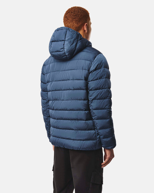 La Guardia Puffer Jacket Blu Laguna