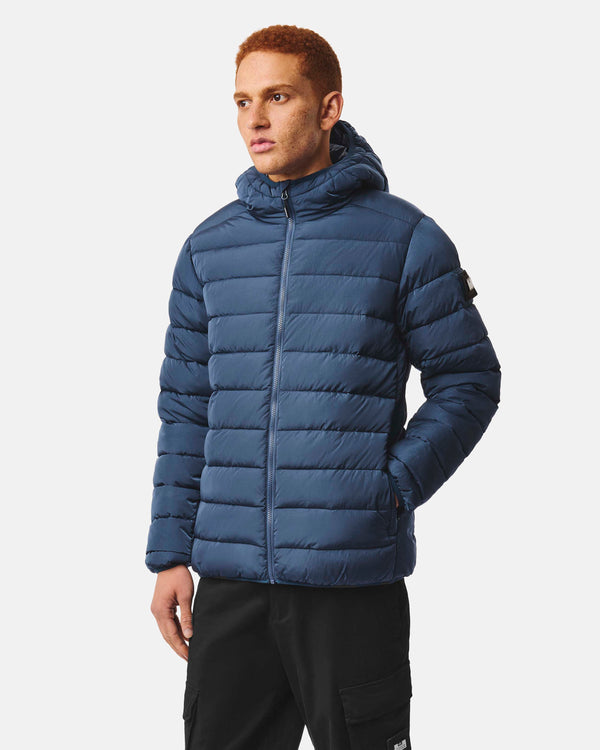 La Guardia Puffer Jacket Blu Laguna