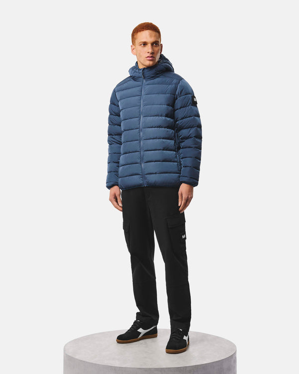 La Guardia Puffer Jacket Blu Laguna