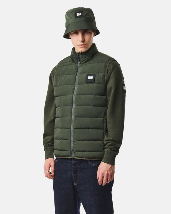 Gacha Gilet Black Forest Green