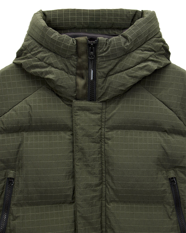 Giacca Lombardo Longline Primaloft Nero Verde Foresta