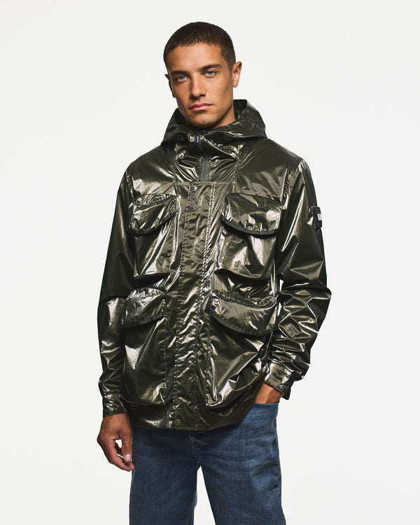 Cotoca Fleecegefütterte Jacke Schwarzwaldgrün